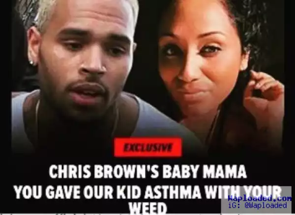 Chris Brown Lashes Out After His Baby Mama Accused Him Of Endangering Their Child